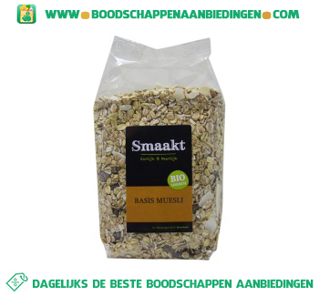 Smaakt Muesli basis aanbieding