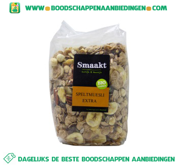 Smaakt Speltmuesli extra aanbieding