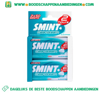 Smint Clean breath intensemint duopak aanbieding