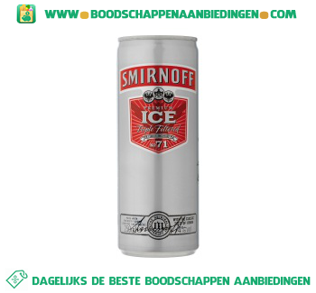 Smirnoff Ice aanbieding