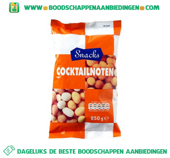 Snacks Cocktailnoten aanbieding