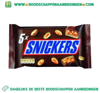 Snickers 5-pak aanbieding