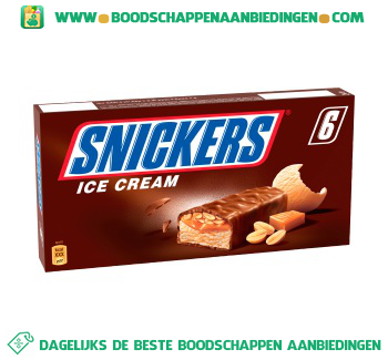 Snickers Ice cream aanbieding