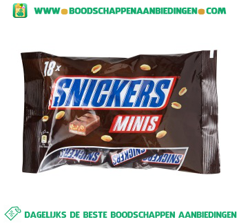 Snickers Mini`s aanbieding