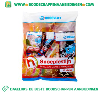 Snoepfestijn uitdeelzak aanbieding