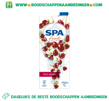 Spa Fruit kers appel aanbieding