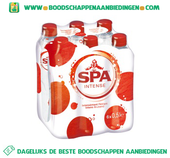 Spa Intense 6x500ml aanbieding