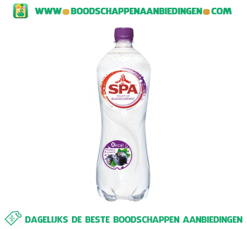 Hub Ooit zeker Spa Touch of blackcurrant aanbieding - Boodschappen Aanbiedingen