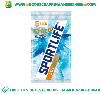 Sportlife Frozn deepmint aanbieding