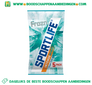 Sportlife Frozn intense mint aanbieding