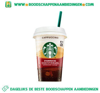 Starbucks Discoveries cappuccino aanbieding