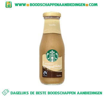 Starbucks Frappuccino vanille aanbieding