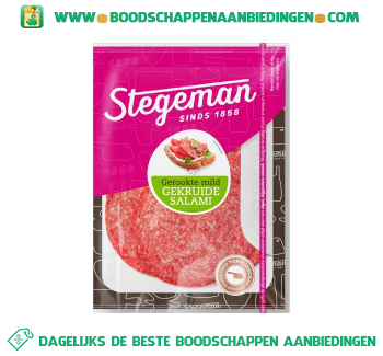 Stegeman Mild gekruide salami aanbieding