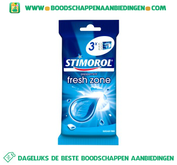 Stimorol Freshzone peppermint aanbieding