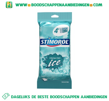 Stimorol Ice intense mint aanbieding