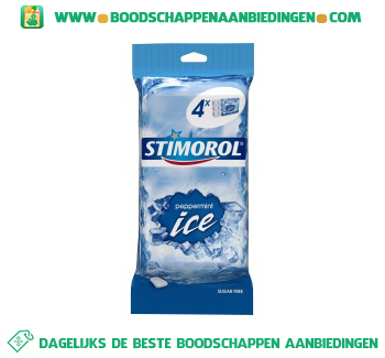 Stimorol Ice peppermint aanbieding