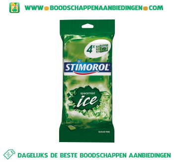 Stimorol Ice spearmint aanbieding