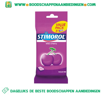 Stimorol Wild cherry aanbieding