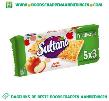 Fruitbiscuit appel aanbieding