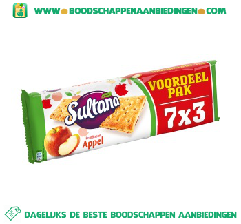 Fruitbiscuit appel groot aanbieding