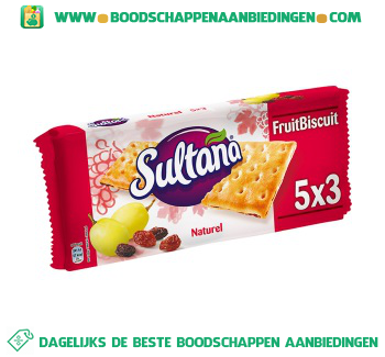 Fruitbiscuit naturel aanbieding