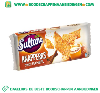 Sultana Knappers kaneel aanbieding