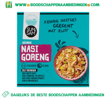 Sum & Sam Boemboe nasi goreng aanbieding