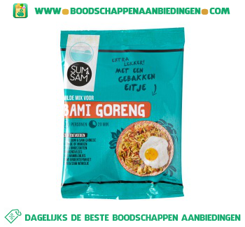 Mix bami goreng aanbieding