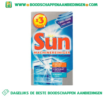 Sun Machinereiniger vaatwas aanbieding