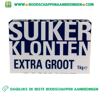 Suikerklonten extra groot aanbieding