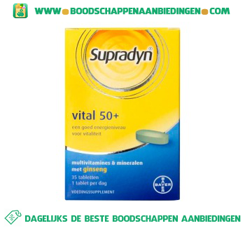 Supradyn Vital 50+ multivitamine tabletten aanbieding