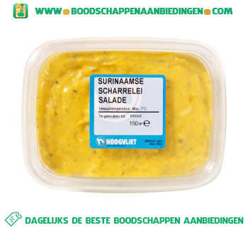 Surinaamse scharrelei salade aanbieding