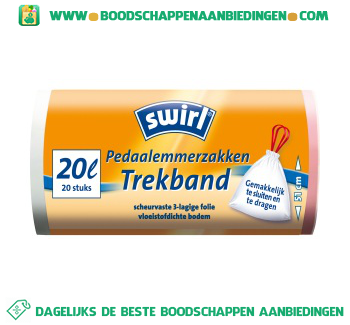 Trekbandzak 20 liter aanbieding