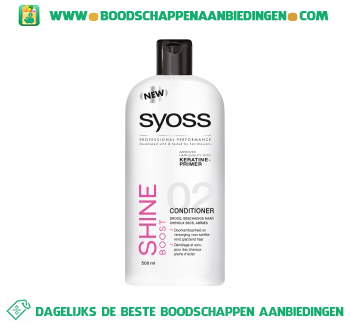 Syoss Conditioner shine boost aanbieding