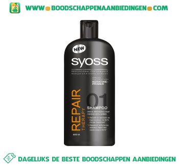 Syoss Shampoo repair therapy aanbieding