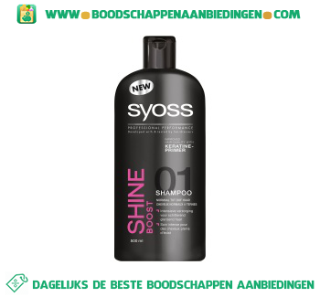 Shampoo shine boost aanbieding