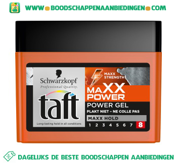 Maxx power gel aanbieding