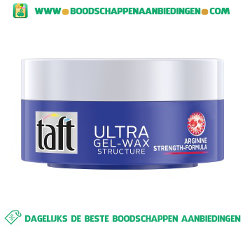 Taft Ultra gel-wax aanbieding