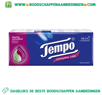 Tempo Complete care aanbieding