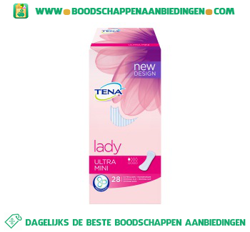 Tena Lady ultra mini aanbieding