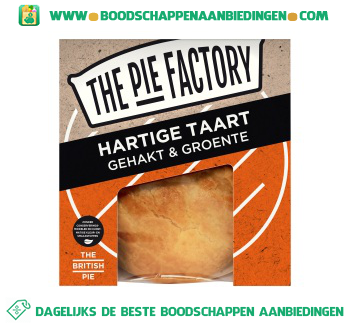 The Pie factory Pie gehakt en groenten aanbieding