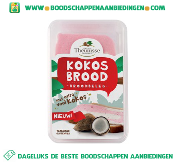 Kokosbrood aanbieding