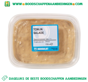 Tonijn salade aanbieding