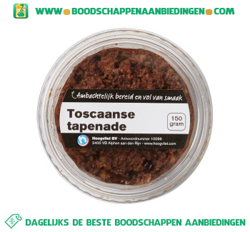 Toscaanse tapenade aanbieding