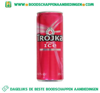 Trojka Vodka pink ice aanbieding
