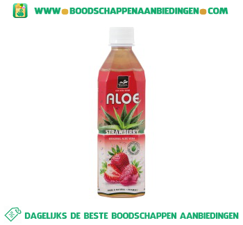 Tropical Aloe vera drink aardbei aanbieding