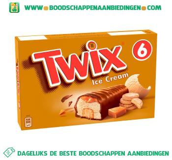 Twix Ice cream aanbieding