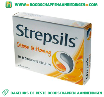 Strepsils citroen honing aanbieding