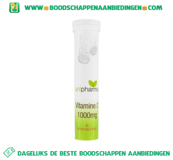 Uni Pharma Vitamine C bruistabletten aanbieding