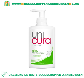 Unicura Handsoap ultra pomp aanbieding